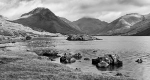 Looking down Wast Water